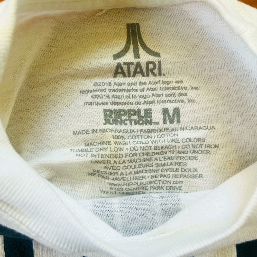 Atari 1972 Medium White Ripple Junction Long Slee… - image 3